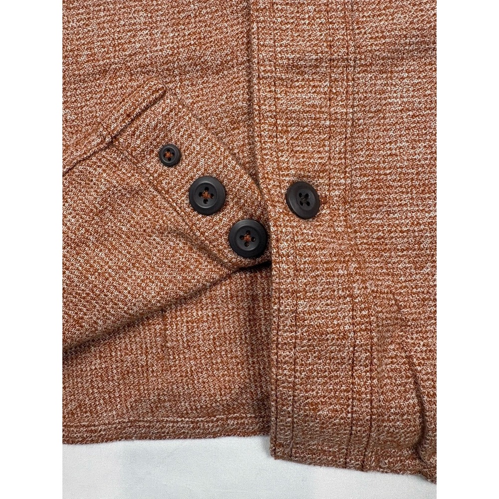 NWT Duluth Trading Flannel Shirt Kennesaw Relax Fit Long Sleeve Men's XL Orange - Picture 7 of 15